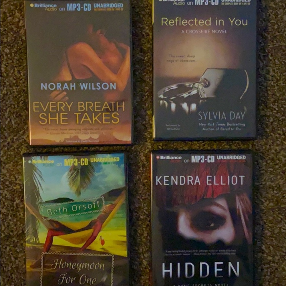 4 MP3-Cd Audio Books